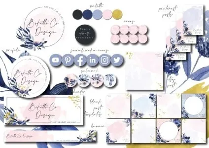 I will create a stunning brand identity package including logo design