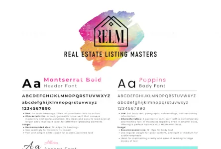 I will create a brand guide on canva for you