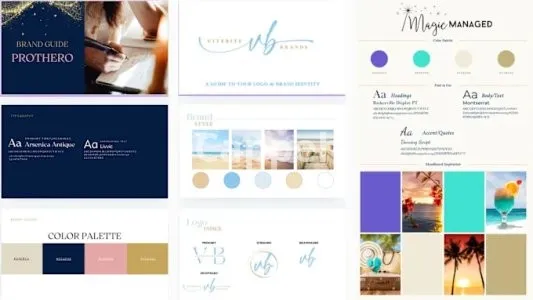 I will create a brand guide on canva for you