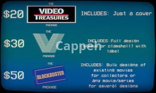 I will create vhs covers for you