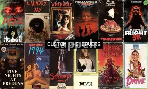 I will create vhs covers for you