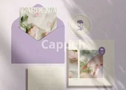 I will design a modern feminine brand guideline and logo