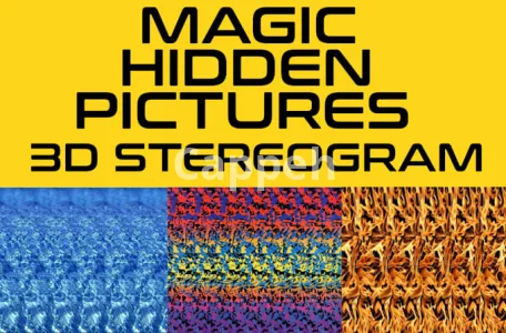 I will create a hidden 3d stereogram, magic eye