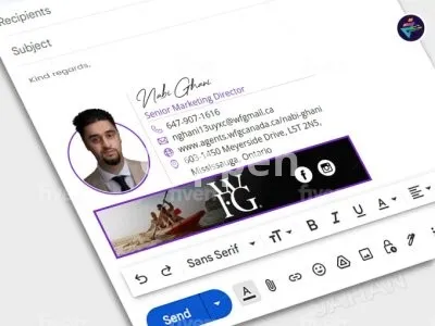 I will design clickable html email signature and animated email signature