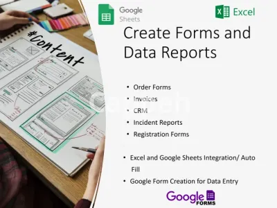 I will create order forms and reports for print and to integrate with excel or sheets