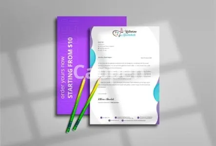 I will design professional letterhead and stationery in word format