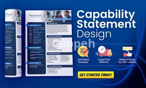 I will design your federal government capability statement in 12hrs