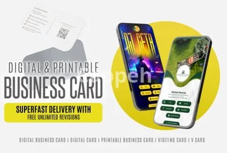 I will design mobile digital business card, printable card in 24 hours