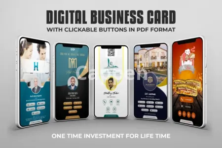 I will design mobile digital business card, printable card in 24 hours