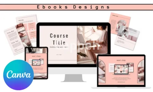 I will design canva templates, ebooks, mockups, etsy digital products, seo and listings