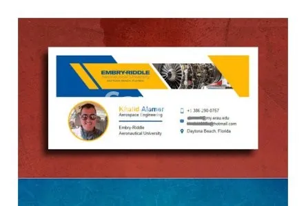 I will design clickable HTML email signature for outlook, gmail, apple mail