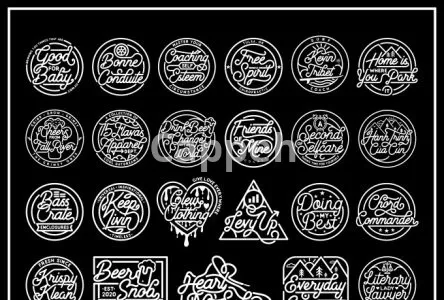 I will create a unique typography logo design with my style