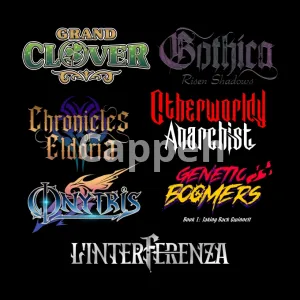 I will make simple film, game, book title logo design for you