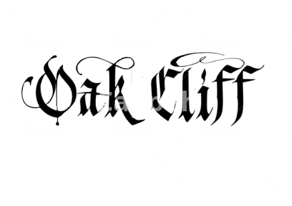 I will write in gothic calligraphy for you