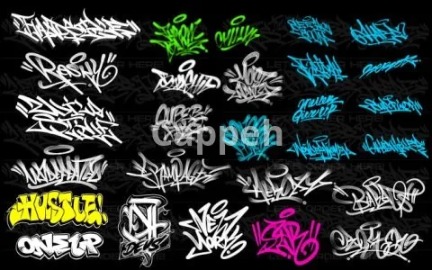 I will create a legible logo with a awesome graffiti tag style