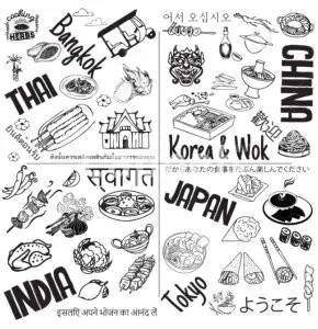 I will design creative mural, decal, doodle, typography, wall art