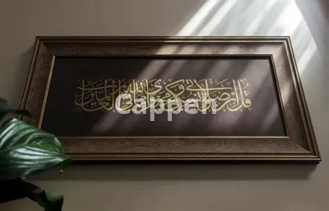 I will write quranic verses in arabic calligraphy