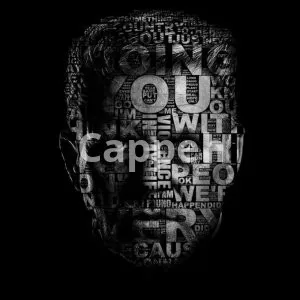 I will create amazing typography text portrait in 24 hr