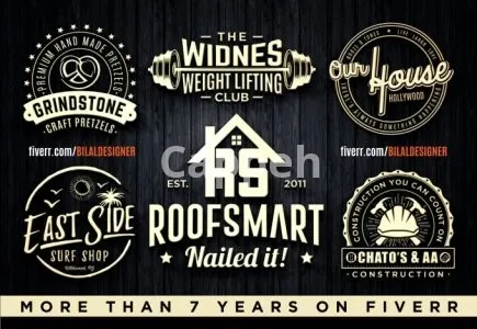 I will do vintage , retro , classic , hipster badge , outdoor or business logo design