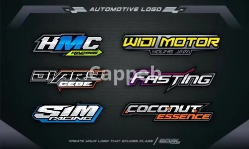 I will create amazing logo racing, automotive with 3d style