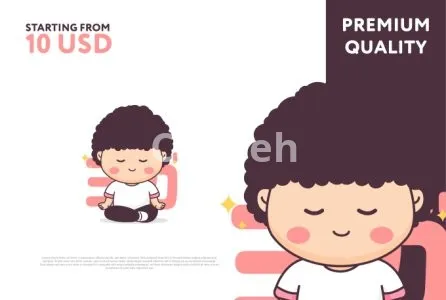 I will create a cute kawaii for your brand