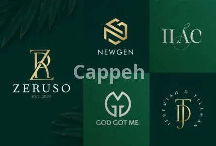 I will do luxury modern minimalist elegant initial letter monogram clothing logo design