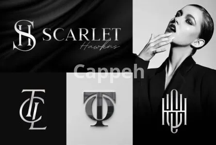 I will do luxury modern minimalist elegant initial letter monogram clothing logo design