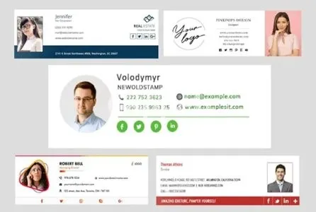 I will design HTML email signature or clickable email signature