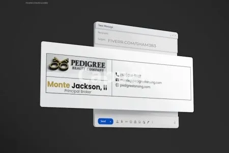I will make clickable html email signature for outlook gmail apple