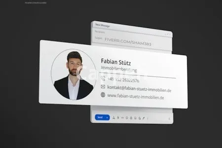I will make clickable html email signature for outlook gmail apple
