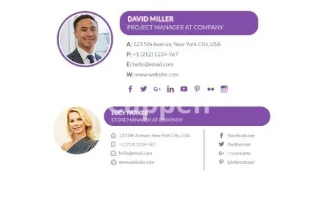 I will make clickable html email signature for outlook gmail apple