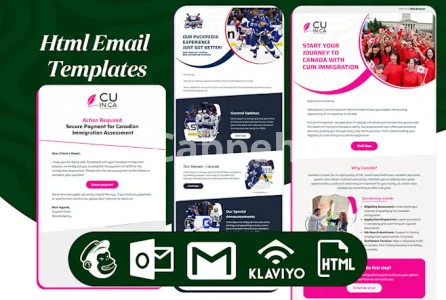 I will design premium custom HTML email template
