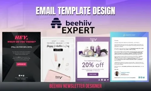 I will setup beehiiv account beehiiv email newsletter email template beehiiv automation