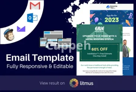 I will design an editable email template