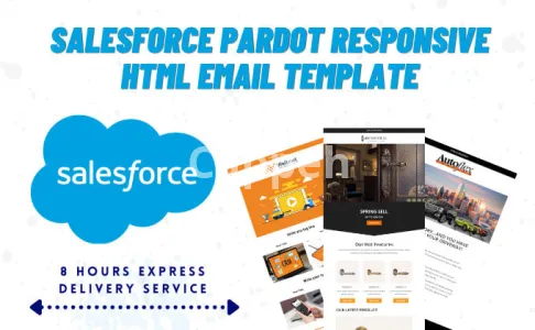 I will design salesforce pardot html responsive email template