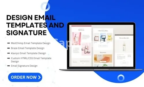 I will design email templates and signature