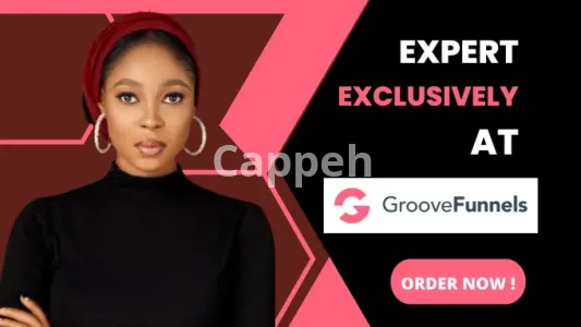 I will design groove funnels, groove pages, groovekart and create groove website