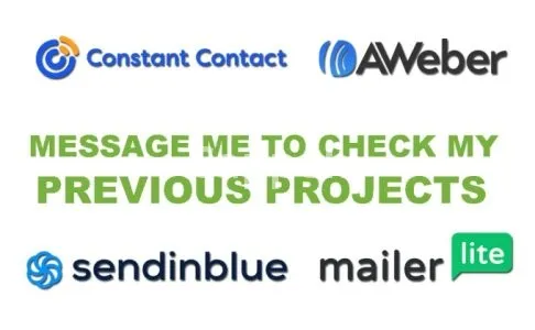 I will design mailerlite, aweber, brevo, constant contact email template