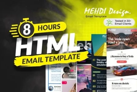 I will design editable responsive html email template, newsletter