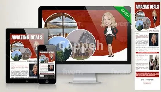 I will design html email flyer, email template newsletter design