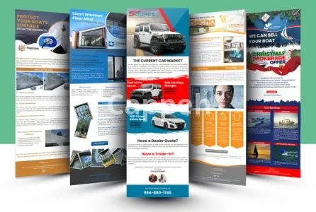 I will design html email flyer, email template newsletter design