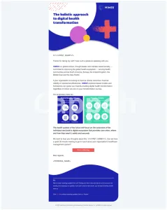 I will do edm or electronic direct mail design