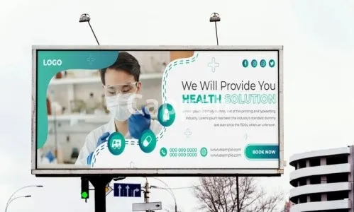 I will design billboard, banners, signage, yard sign, hoarding, street signs, backdrops