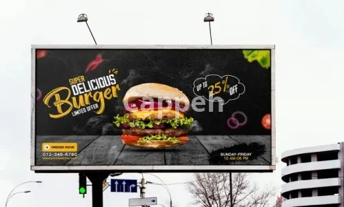 I will design billboard, banners, signage, yard sign, hoarding, street signs, backdrops