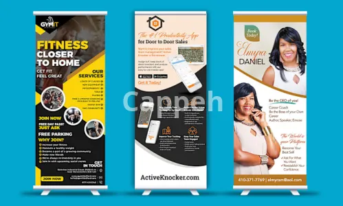 I will design roll up banner, retractable banner, pull up or roller banner