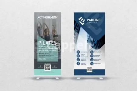 I will design professional retractable banner, roll up banner