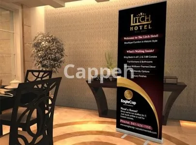 I will banner design, roll up banner, trade show banner