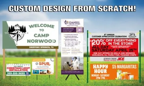 I will design your sign or banner