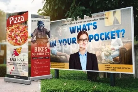 I will design banner for indoor and outdoor advertising