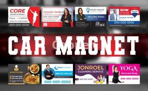 I will design a creative car and truck magnet sign within 6 hours